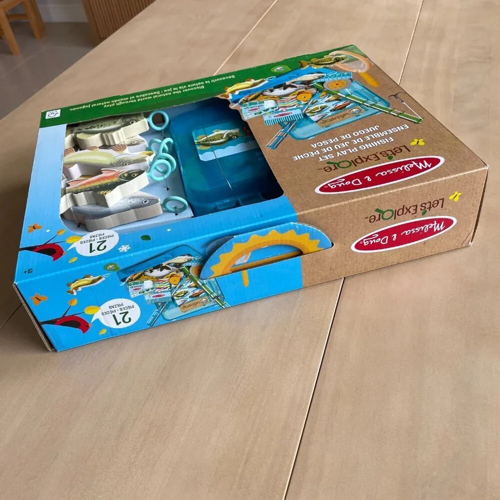 NEW‎ Melissa & Doug Let’s Explore Fishing Play Set – 21 Pieces - FSC Certified